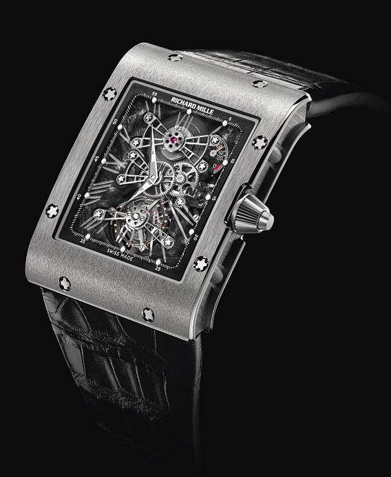 Replica Richard Mille RM 017 Extra Flat Tourbillon Titanium Watch Replica Richard Mille RM 017 Extra Flat Tourbillon Titanium Watch
